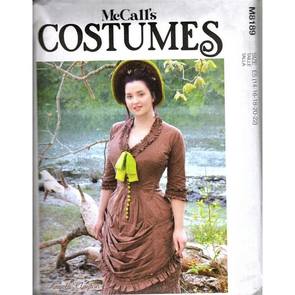 McCalls M8189 Misses Historial Costume Victorian Top Pattern New Size 14 to 22